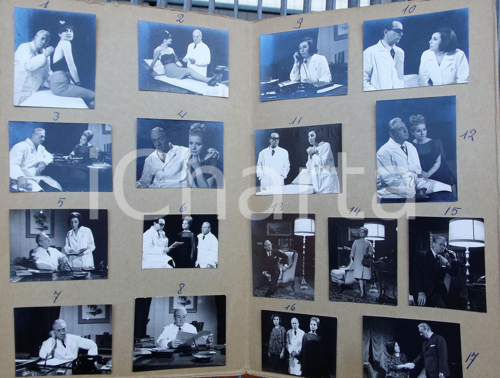 Fotografia d epoca originale 1963 MILANO TEATRO SANT ERASMO Il figlio di laboratorio Foto 31 provini 1