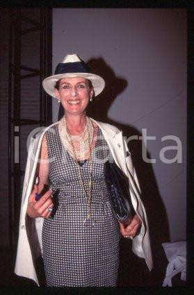 Fiore CRESPI - ITALY Portrait of an actress model 1995 ca * 35mm vintage slide 6