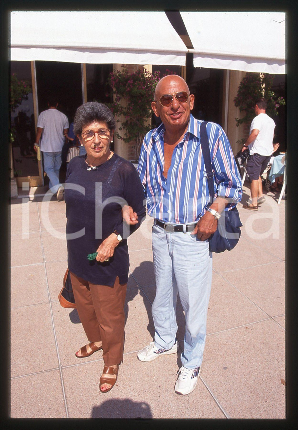 35mm vintage slide* 1990 ca FESTIVAL VENEZIA - Miriam MAFAI e Sandro CURZI