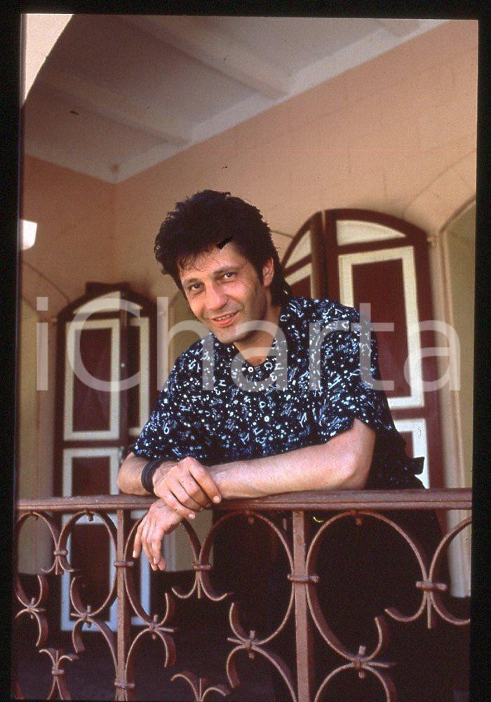 35mm vintage slide* 1985 MUSICA Gerard BLANCHARD ritratto dell'artista