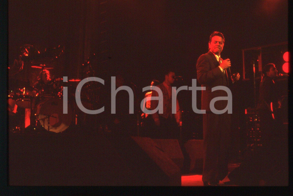 35mm vintage slide* 1990ca MUSICA Robert PALMER Ritratto del cantante (57)