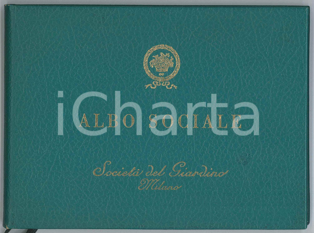 1973 MILANO SocietÃ  del GIARDINO - via S. Paolo 10 - Albo Sociale Pubblicazione d'epoca, con copertina rigida.PAGINE: 96 GOOD  Formato: 16x12 cm originale e autentica 1