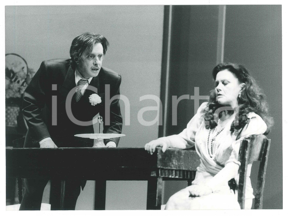 Fotografia d epoca originale 1987 TEATRO  FILUMENA MARTURANO Massimo DE FRANCOVICH Valeria MORICONI Foto 1 1