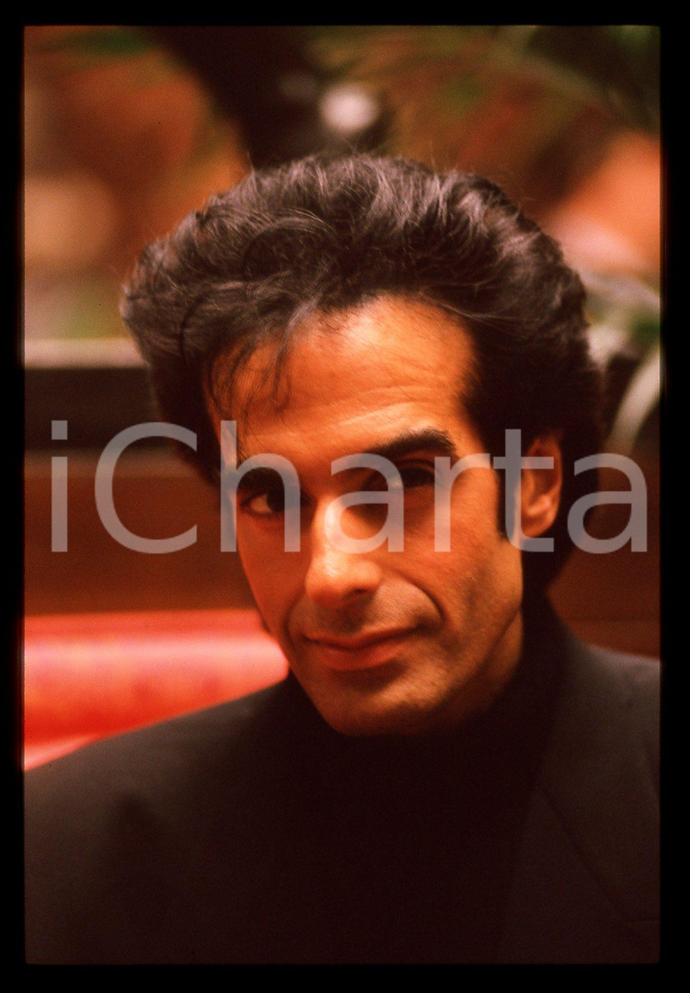 35mm vintage slide* 1995ca COSTUME David COPPERFIELD Ritratto illusionista 16