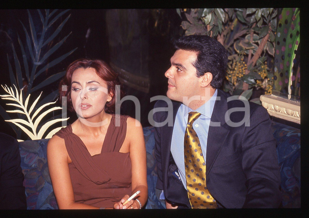 35mm vintage slide* 1994 ROMA Donatella DI ROSA "LADY GOLPE" e Fabrizio GALLO 10
