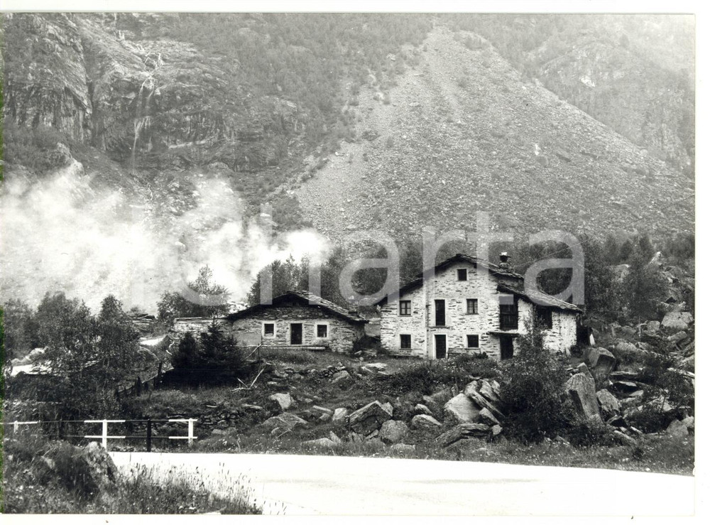 1977 CHIESA IN VALMALENCO (SO) Tipiche abitazioni di montagna *Foto VINTAGE 