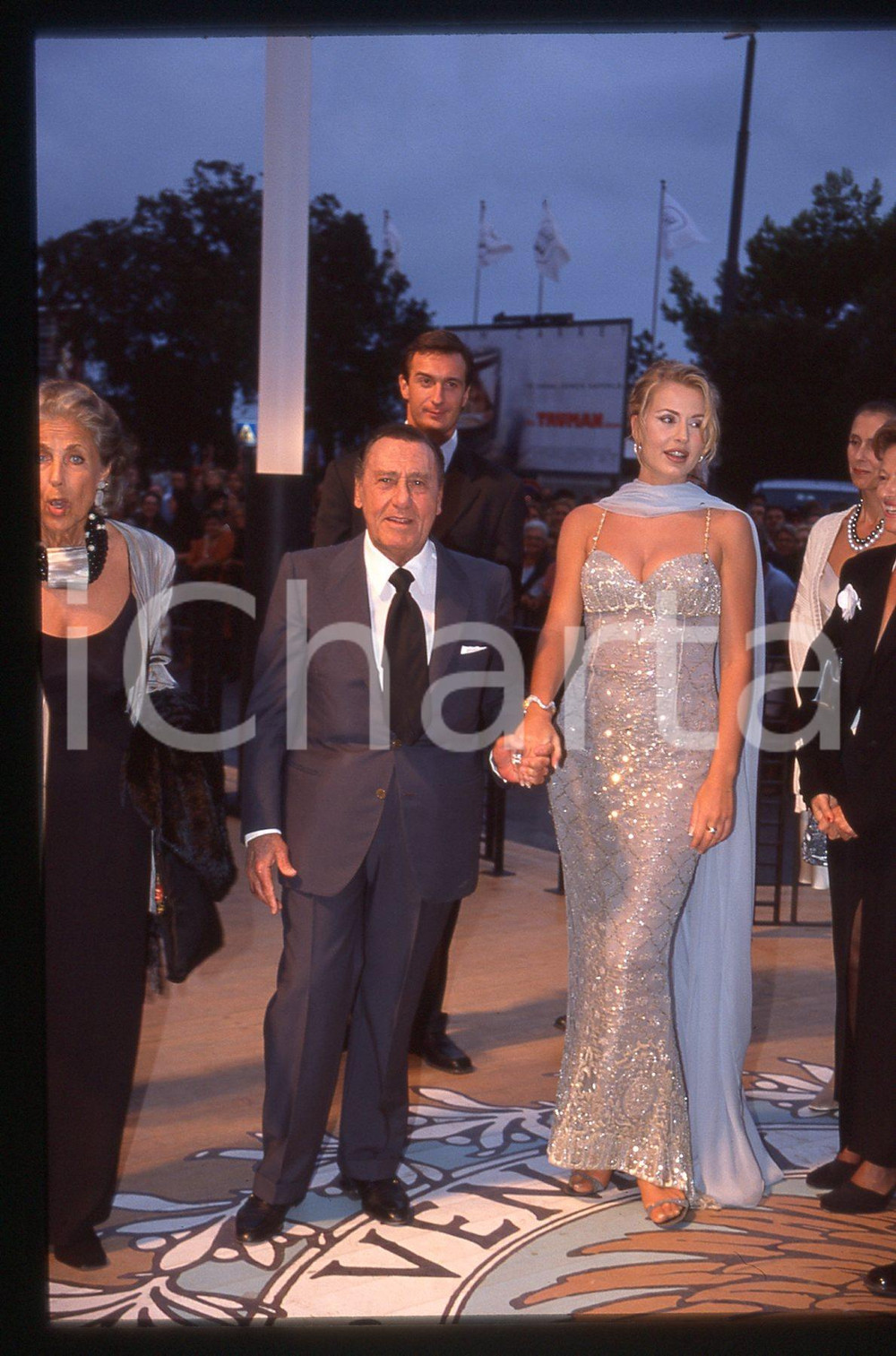 35mm vintage slide* 1998 MOSTRA VENEZIA Alberto SORDI Valeria MARINI Ritratto *6