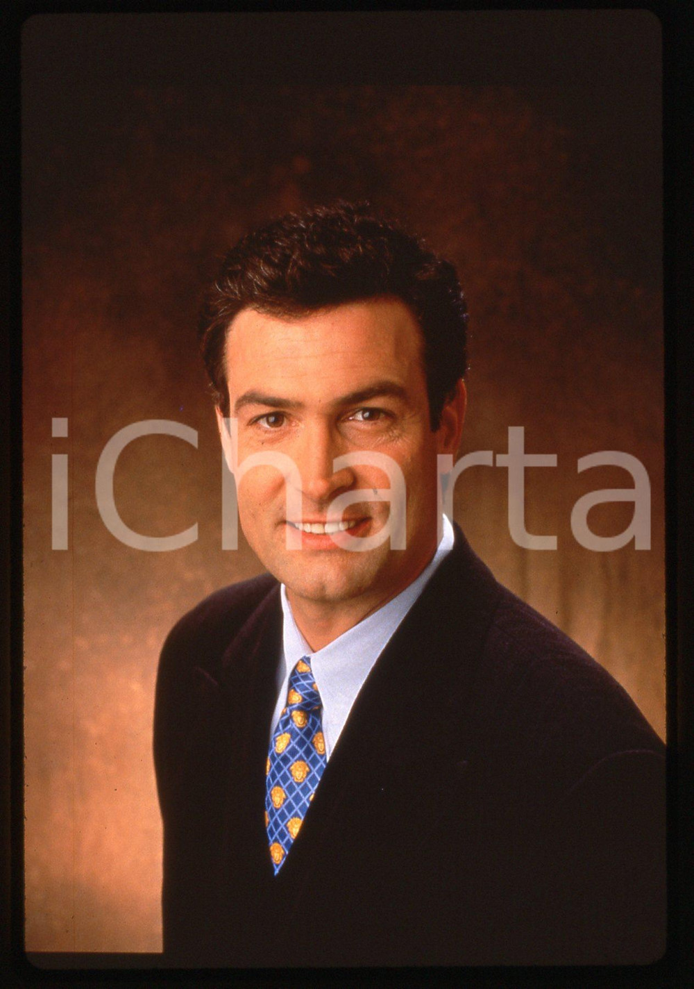 35mm vintage slide* 1995ca BEAUTIFUL Daniel McVICAR Ritratto dell'attore