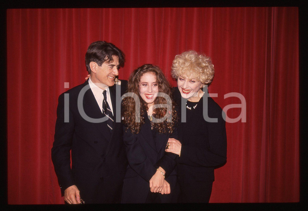 35mm vintage slide* 1990 ca ITALIA Giuseppe e Micol PAMBIERI Lia TANZI (1)