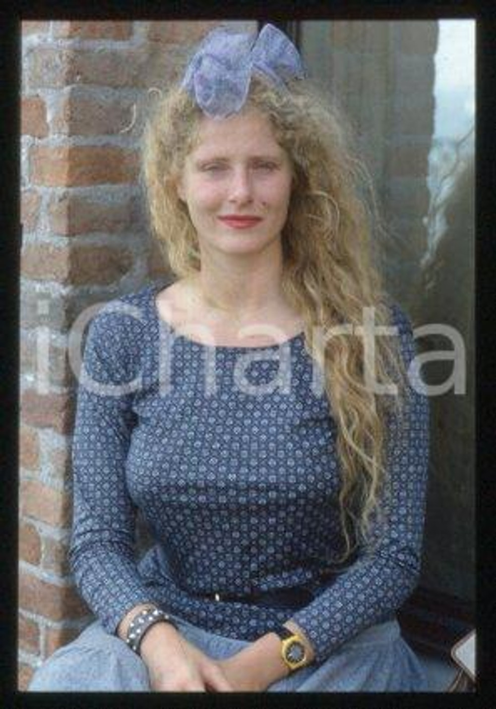 35mm vintage slide* 1985 ca ITALY artist and actress Domiziana GIORDANO (11)