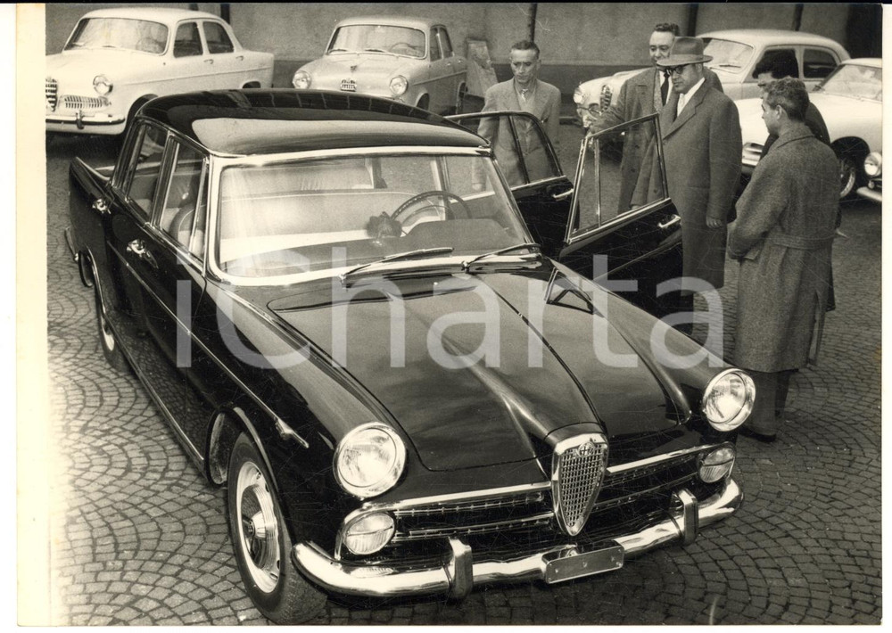 1958 MILANO Ministro Jafar SHARIF-EMAMI visita stabilimento ALFA ROMEO - Foto