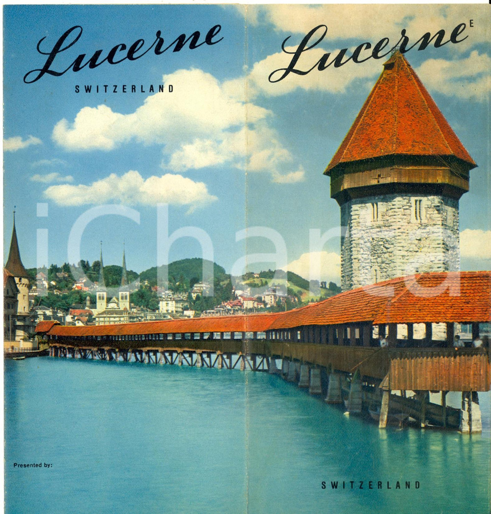 1960 LUCERNE (SUISSE) Pieghevole TURISMO ILLUSTRATO Français - Mappa 