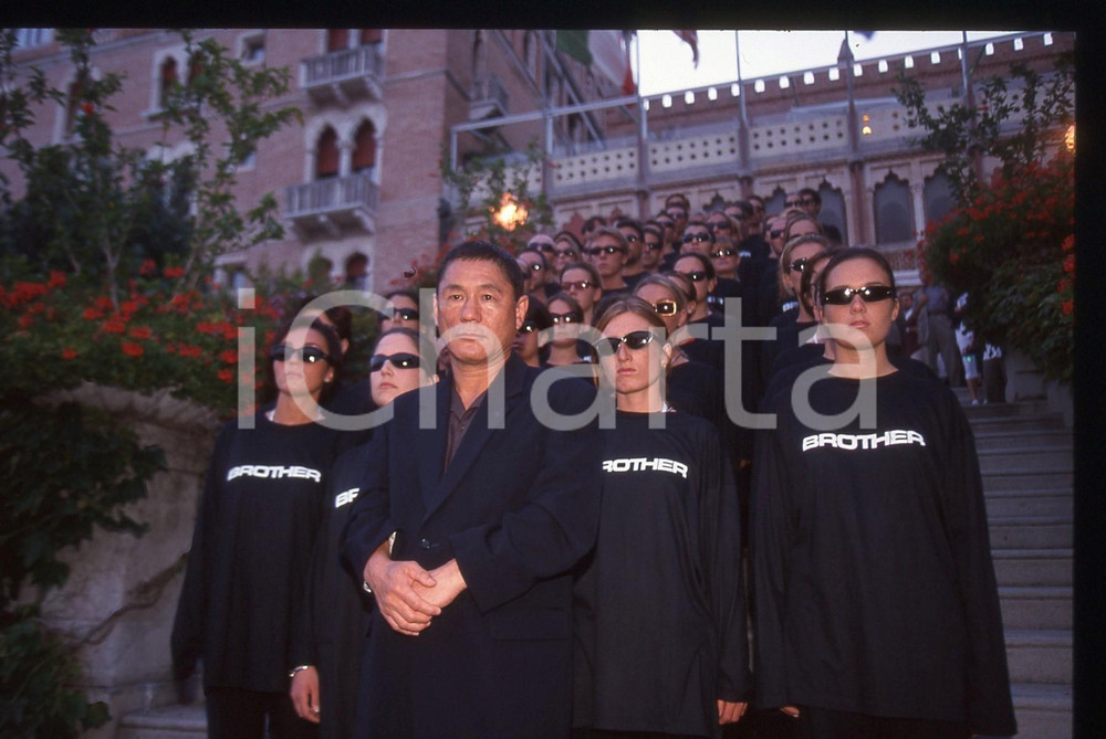 35mm vintage slide* 2000 LIDO DI VENEZIA Takeshi KITANO presenta film BROTHER 9