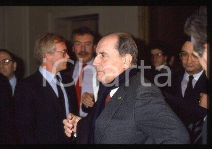 35mm vintage slide* 1990 ca POLITICS President of France François MITTERRAND (4)