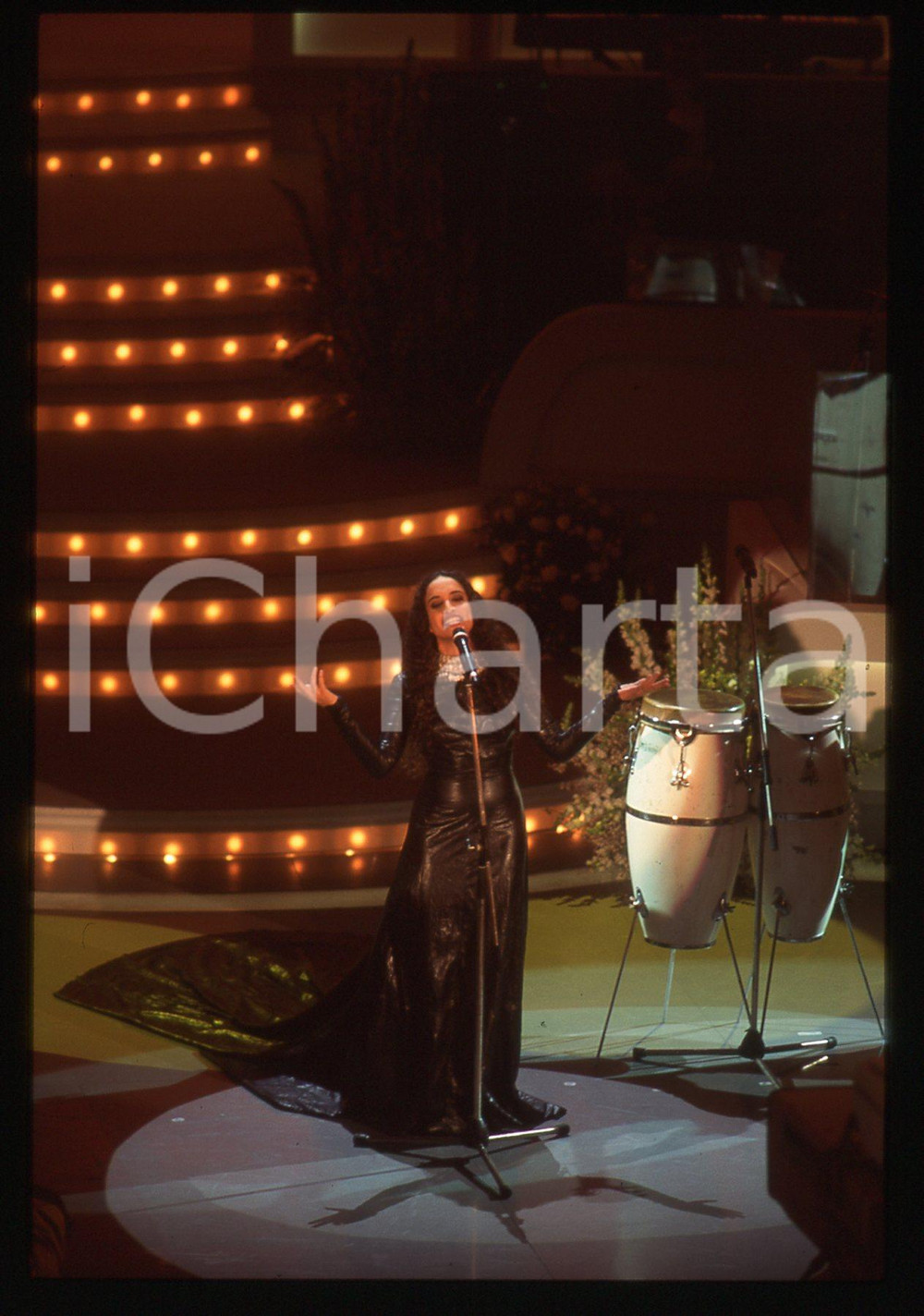 35mm vintage slide* 1995 FESTIVAL DI SANREMO Archinoam NINI - NOA esibizione (4)