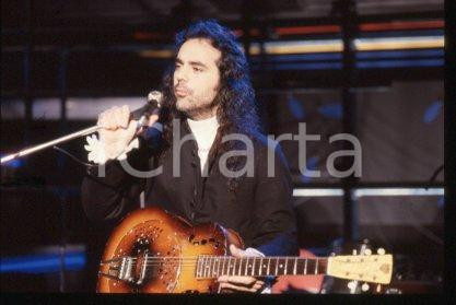 35mm vintage slide* 1990 MUSIC "ACADIE" Daniel LANOIS guitarist & vocalist (19)