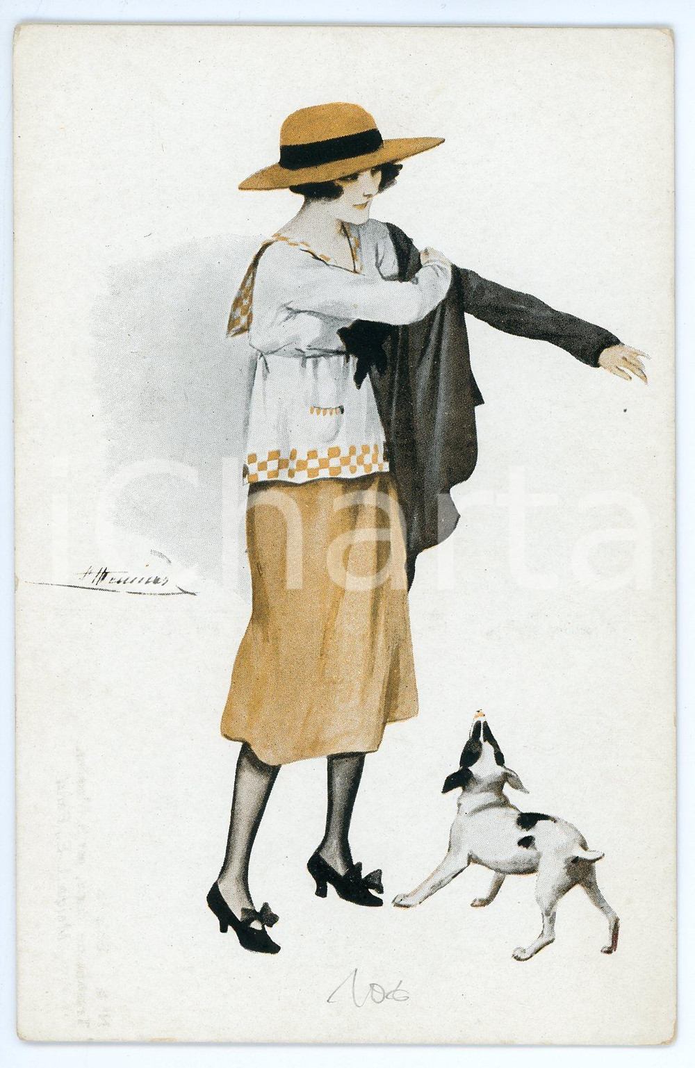 1920 ca EROTICA Artist Suzanne MEUNIER Trottins de Paris - Carte postale FP NV  Cartolina postale d'epoca, non viaggiata.EDITORE: Marque L.E. Paris - Serie 66 n.6CONDIZIONI: FAIRFORMATO: FP    originale e autentica 1
