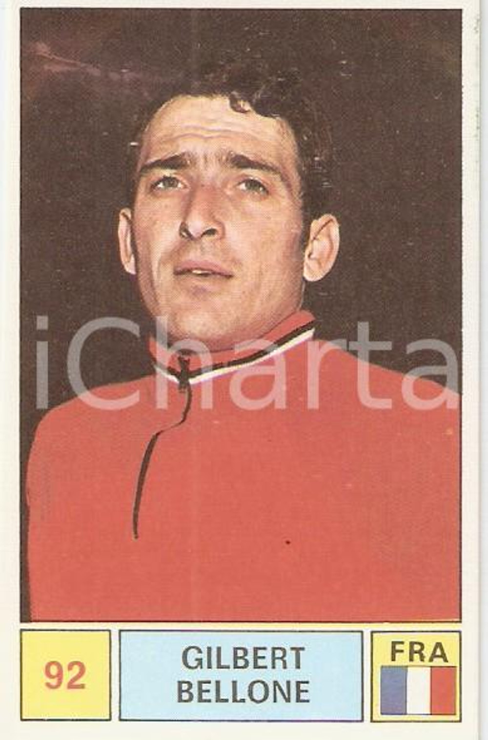 Oggetto da collezione cartaceo PANINI - SPRINT 1971 Figurina Gilbert BELLONE n. 92 Ciclismo 1