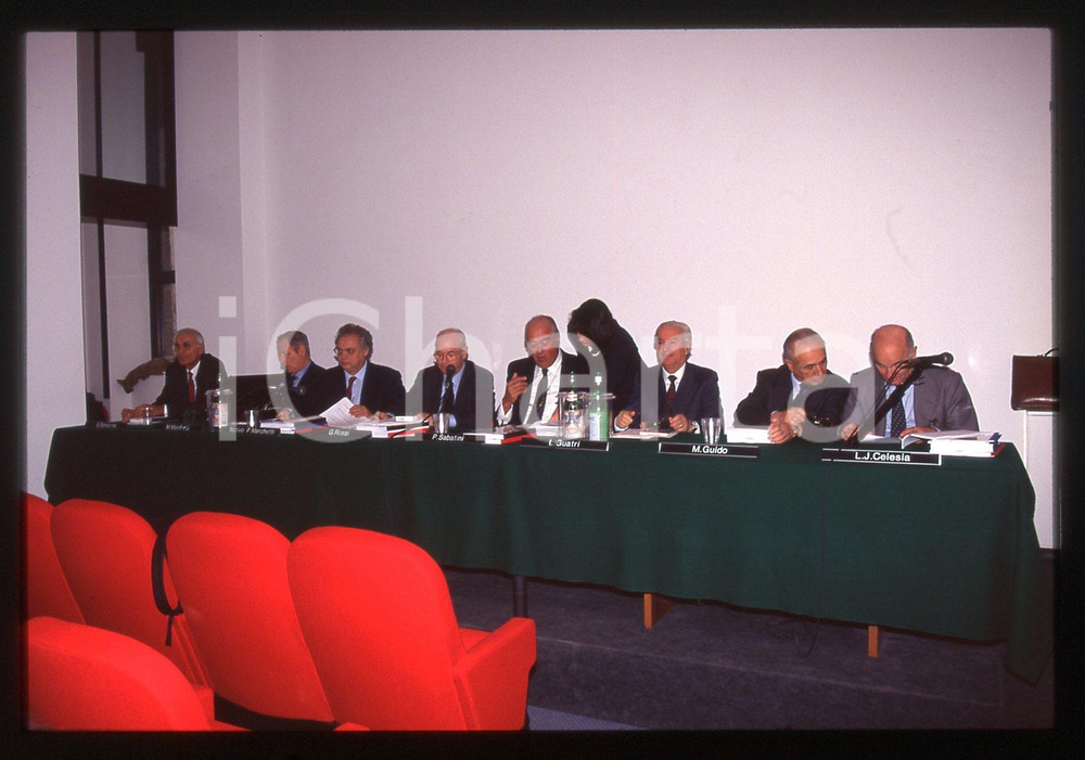 35mm vintage slide* 1995 ca MILANO - GEMINA Assemblea dei soci azionisti (2)