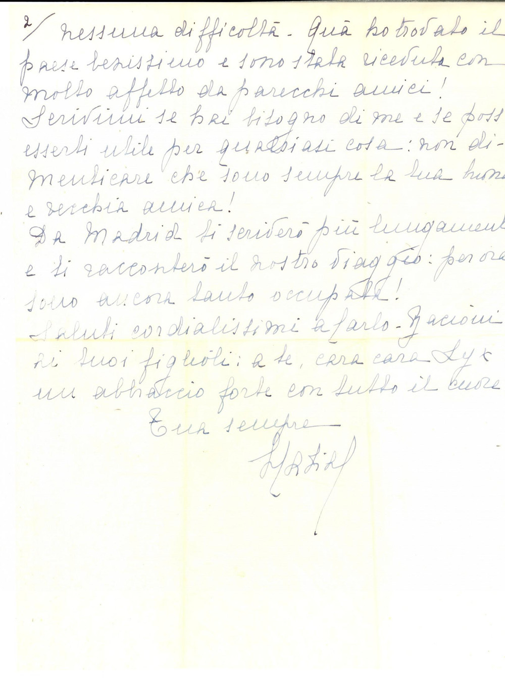Manoscritto, lettera originale 1946 BARCELLONA Maria CORDERO PIZARRO felice per l arrivo in Spagna AUTOGRAFO 1