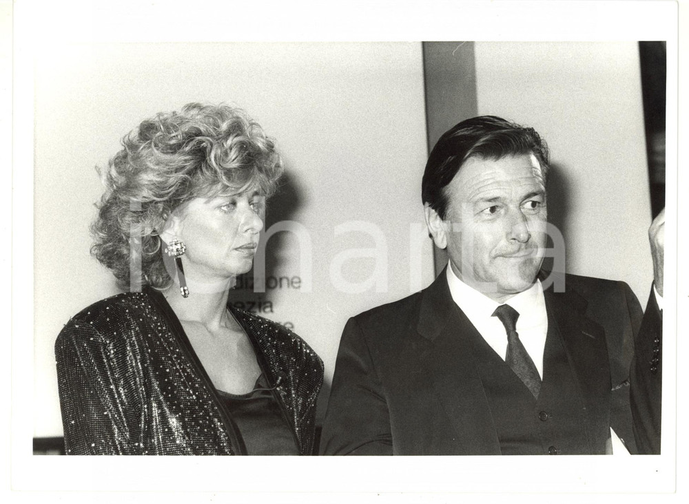 1985 VENEZIA Ritratto di Enrica BONACCORTI durante conferenza stampa *Foto 24x18