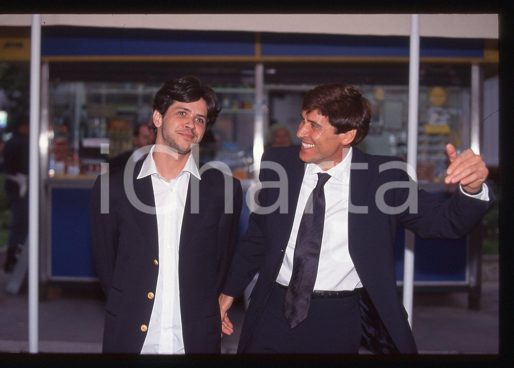 35mm vintage slide* 1995 ca MILANO TELEGATTI - Marco e Gianni MORANDI (3)