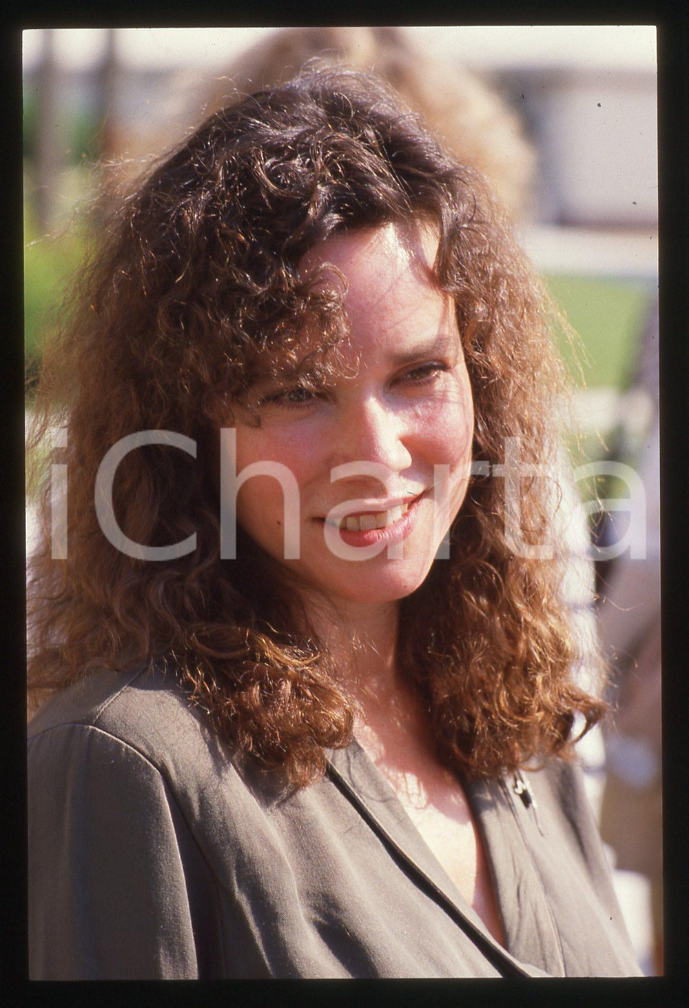 35mm vintage slide* 1990ca CINEMA Barbara HERSHEY Ritratto dell'attrice (1)