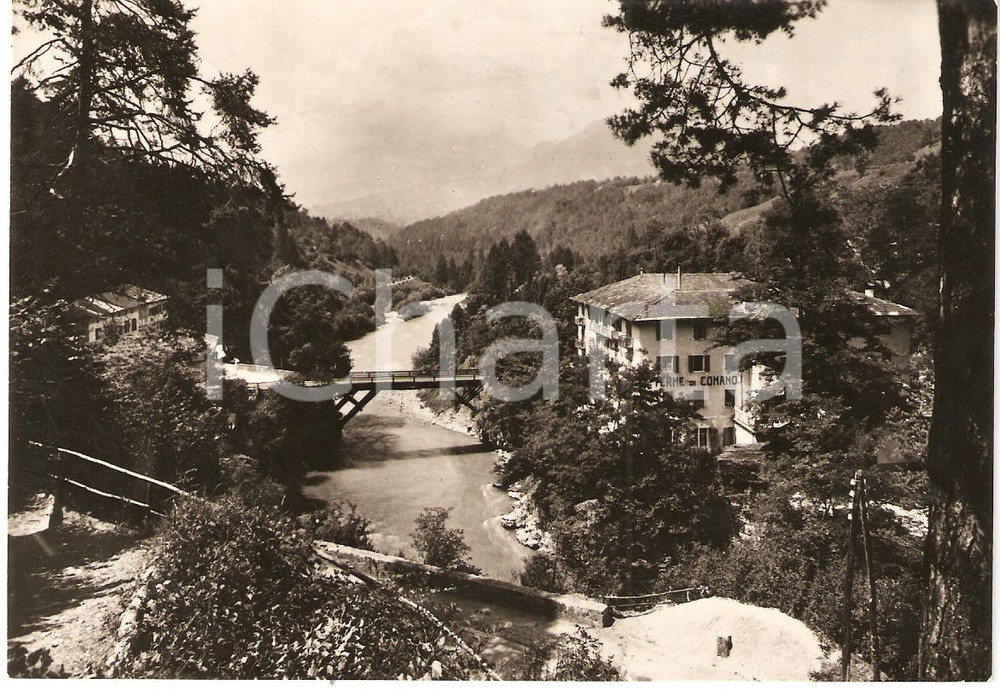 Cartolina originale da collezione 1953 COMANO TERME TN Stabilimento termale  Cartolina FG VG 1