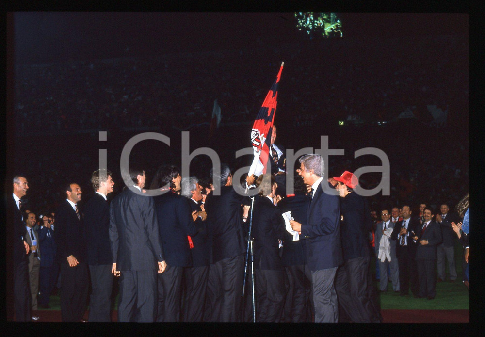 35mm vintage slide* 1988 MILANO Squadra AC MILAN Trionfo 11° Scudetto - Festa 3