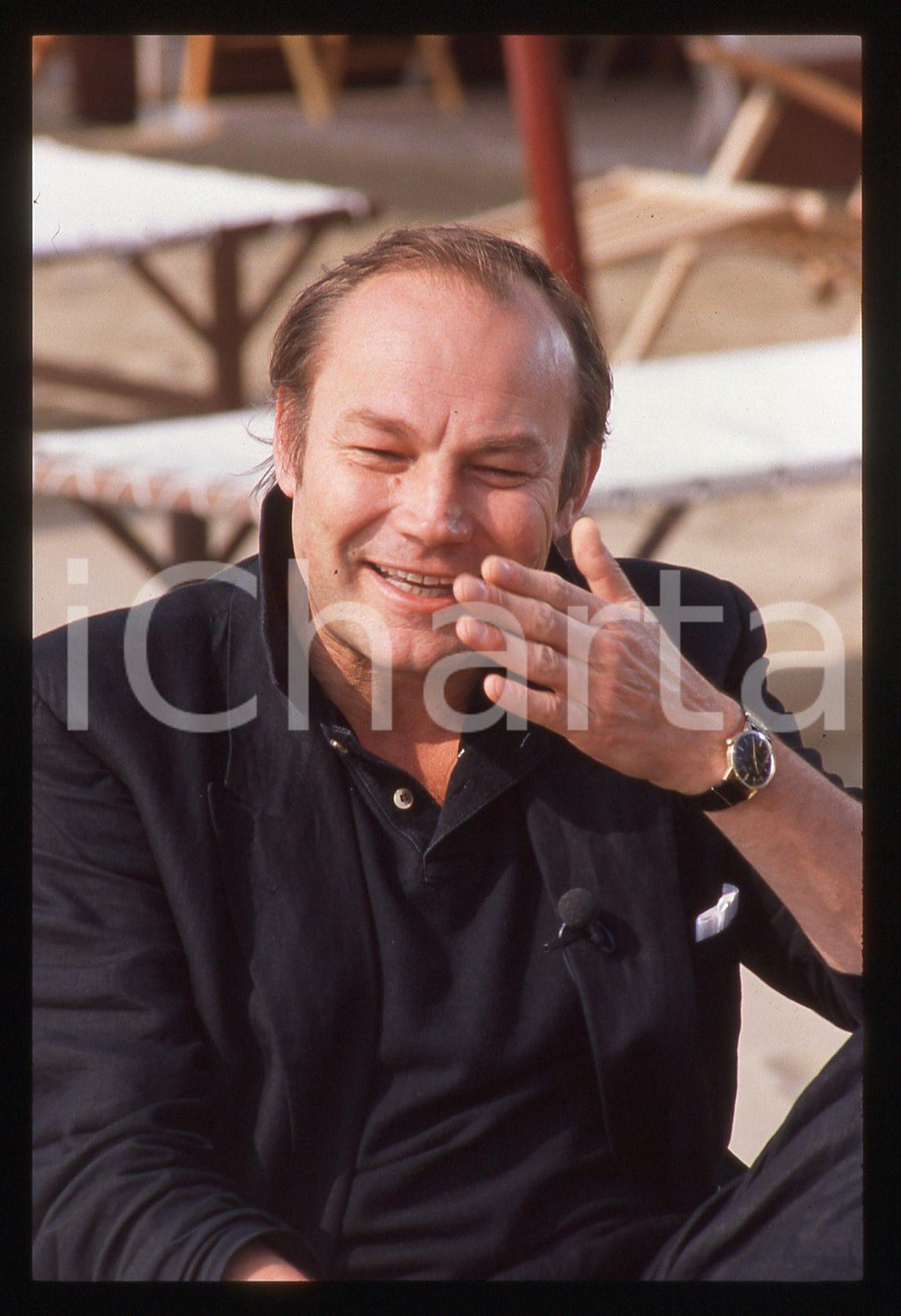 35mm vintage slide* 1989 VENEZIA Klaus Maria BRANDAUER Ritratto dell'attore (46)