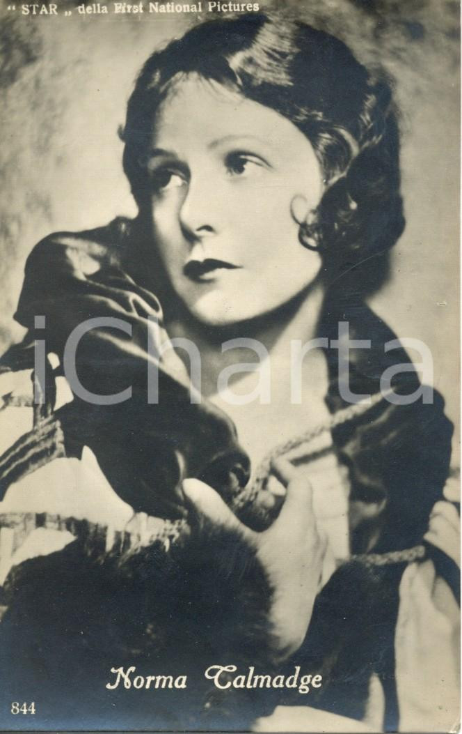 Cartolina originale da collezione 1920 ca CINEMA Norma TALMADGE attrice e star FIRST NATIONAL PICTURES FP NV 1