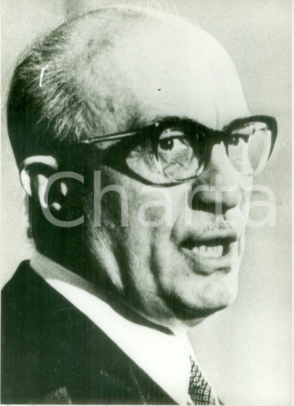 Fotografia d epoca originale 1978 ROMA Amintore FANFANI Presidente della Repubblica ad interim Fotografia 1