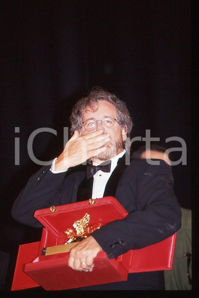 35mm vintage slide* 1993 VENEZIA Steven SPIELBERG premiazione "Jurassic park" 14