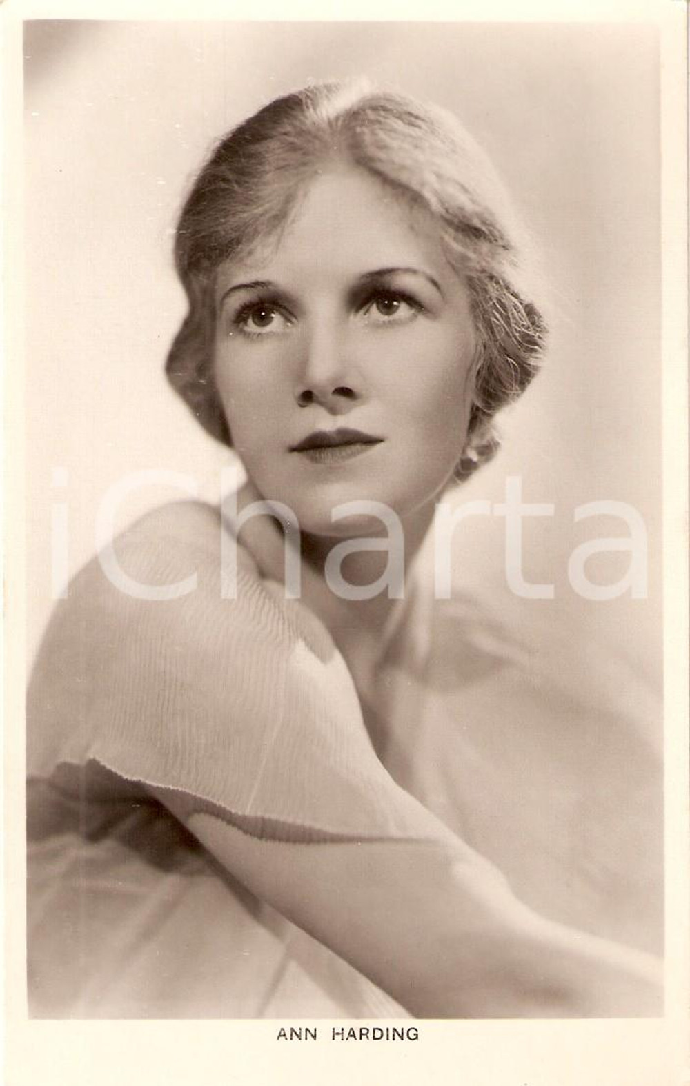 Cartolina originale da collezione 1930 ca CINEMA Actress Ann HARDING Portrait *Cartolina FP NV 1