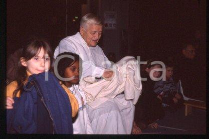 35mm vintage slide* 1998 MILANO Comunità di Taizé leader Frère ROGER SCHUTZ (5)