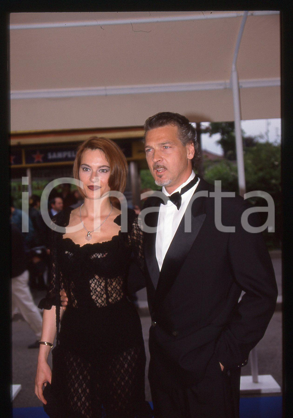 35mm vintage slide* 1995 ca MILANO TELEGATTI Stefano TACCONI e Laura SPERANZA 12