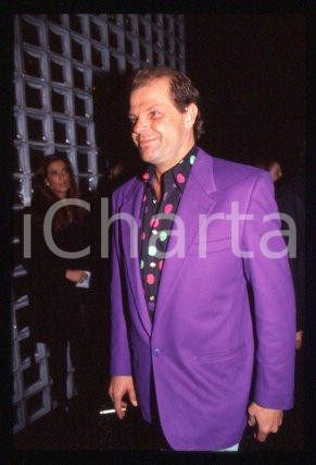 35mm vintage slide* 1990 ca COSTUME - Egon VON FURSTENBERG ritratto stilista (2)