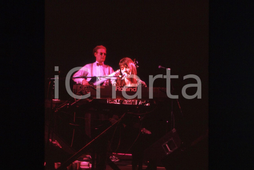 35mm vintage slide* 1991 SANREMO INTERNATIONAL Beverley CRAVEN al Palamusic (22)