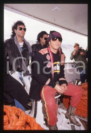 35mm vintage slide* 1989 ca SANREMO - American singer LITTLE STEVEN (25)