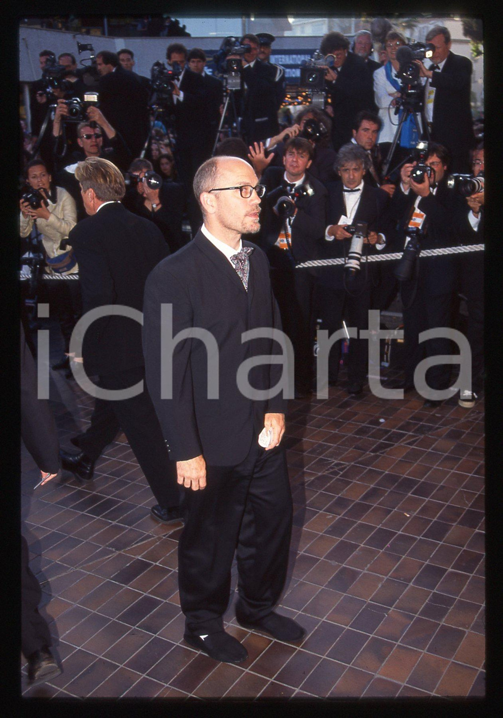 35mm vintage slide* 1996 CANNES John MALKOVICH al Festival del Cinema Ritratto 3