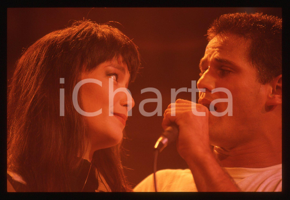 35mm vintage slide* 1989 DISCORING - NOISEWORKS Jon STEVENS Kay RUSH (4)