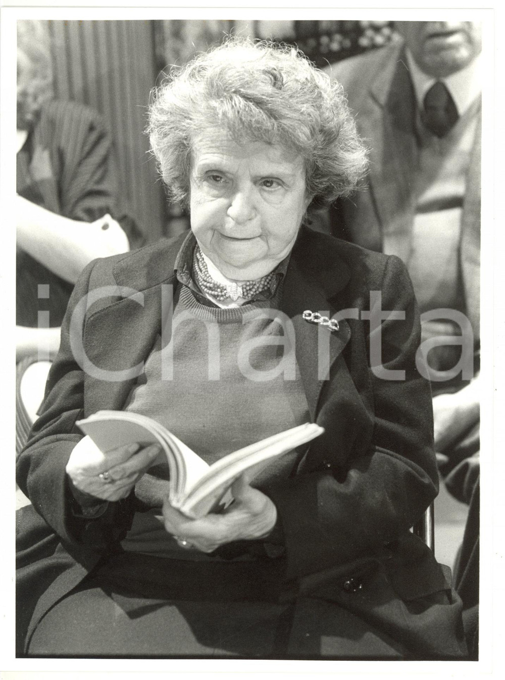 1985 ca ARTE Ritratto Maria Sara GORETTI pittrice futurista *Foto VINTAGE 24x18