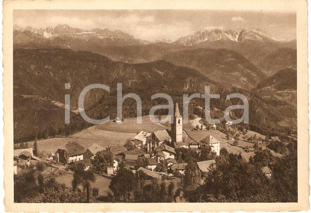 Cartolina originale da collezione 1947 SAN GENESIO ATESINO BZ Jenesien STAZIONE FUNIVIA AEREA Cartolina FG VG 1