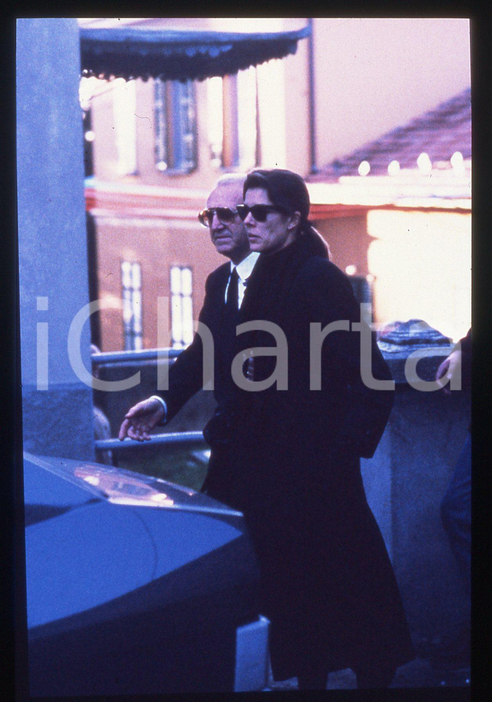 35mm vintage slide* 1990 FINO MORNASCO Carolina di MONACO Giancarlo CASIRAGHI (2