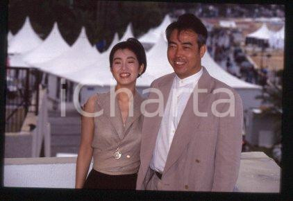 35mm vintage slide* 1993 CANNES Film Festival director Chen KAIGE & Gong LI (57)