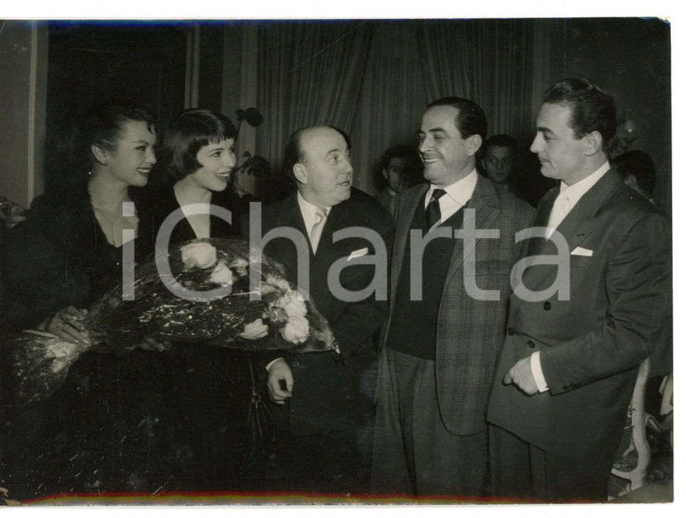 1954 TORINO CINEMA Marcel CARNÉ - Roland LESAFFRE - Maria Pia CASILIO *Foto