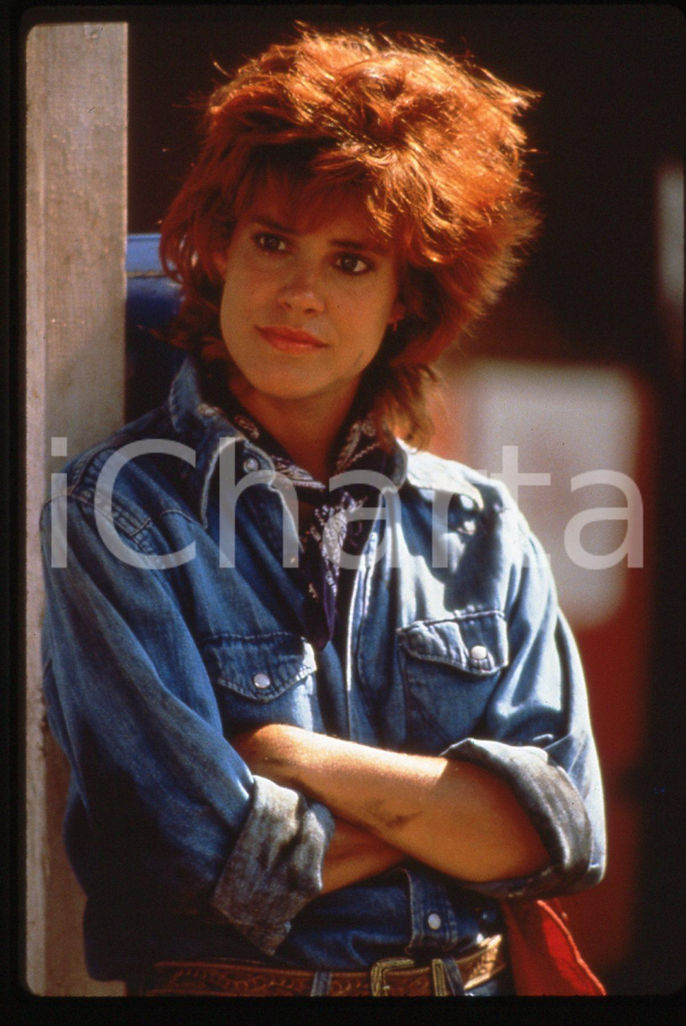 35mm vintage slide*1987 DUDES - Catherine Mary STEWART Ritratto dell'attrice 