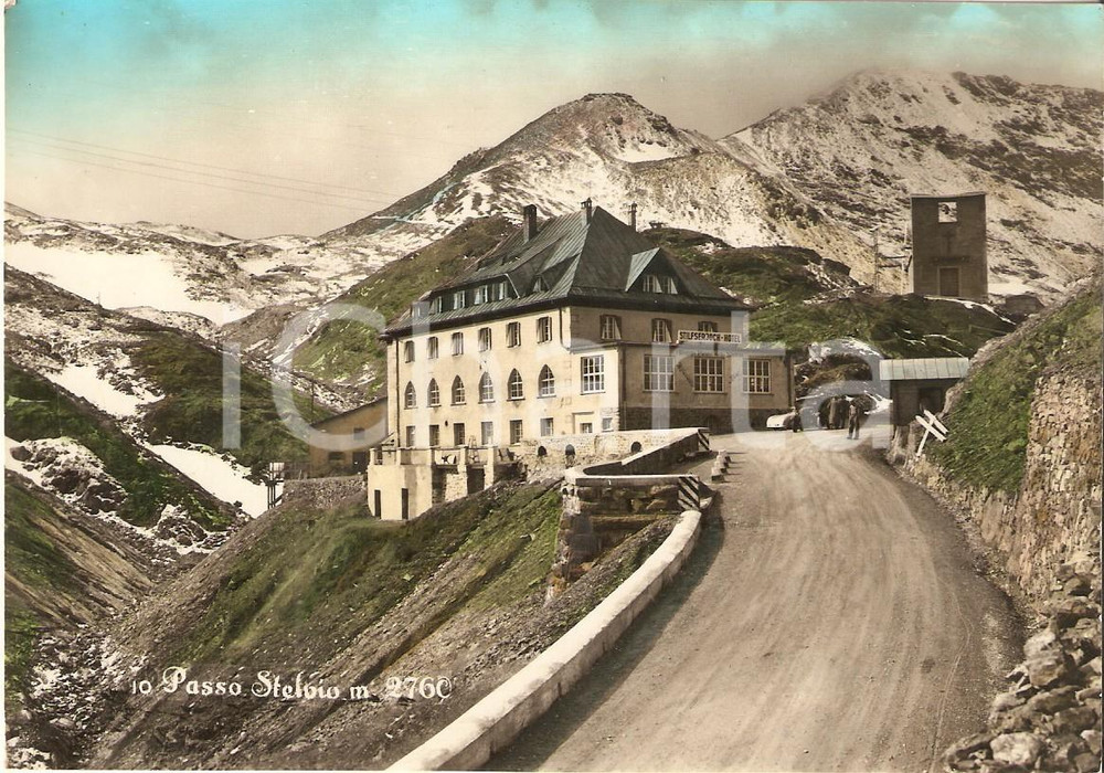 1950 ca PASSO DELLO STELVIO (BZ) Stilfserjoch Hotel *Cartolina FG VG