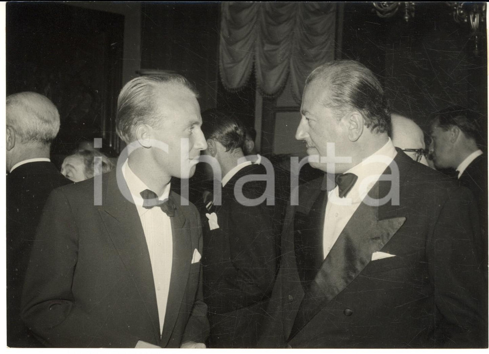 1953 PALERMO Premio Italia - Hans Werner HENZE e Cristiano RIDOMI - Foto 18x13