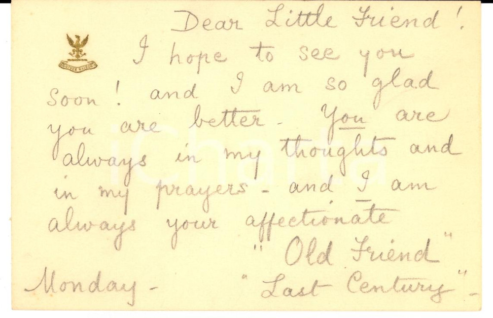 Oggetto da collezione cartaceo 1920 ca IRELAND Biglietto intestato nobile famiglia BROWNE 1